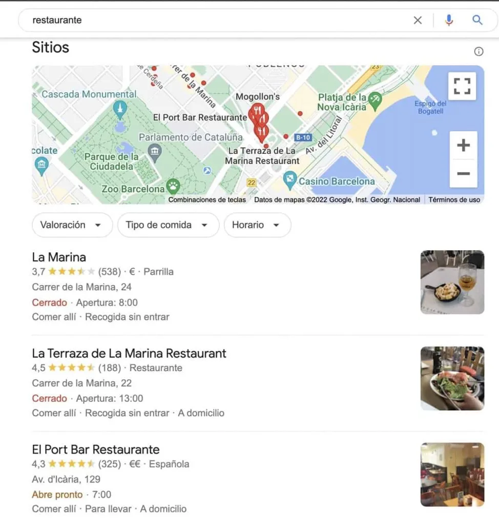 Optimizamos tu ficha en google maps en Albacete
